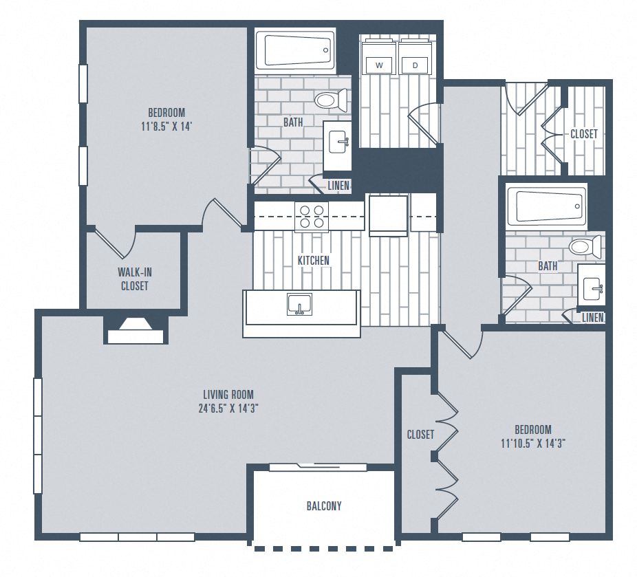 Quinn 35 B2J floor plan